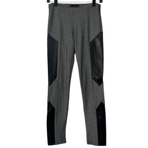 Sachin + Babi Black Lamb Leather Leggings Size 0